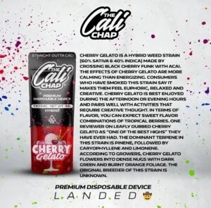 THE CALI CHAP CHERRY GELATO